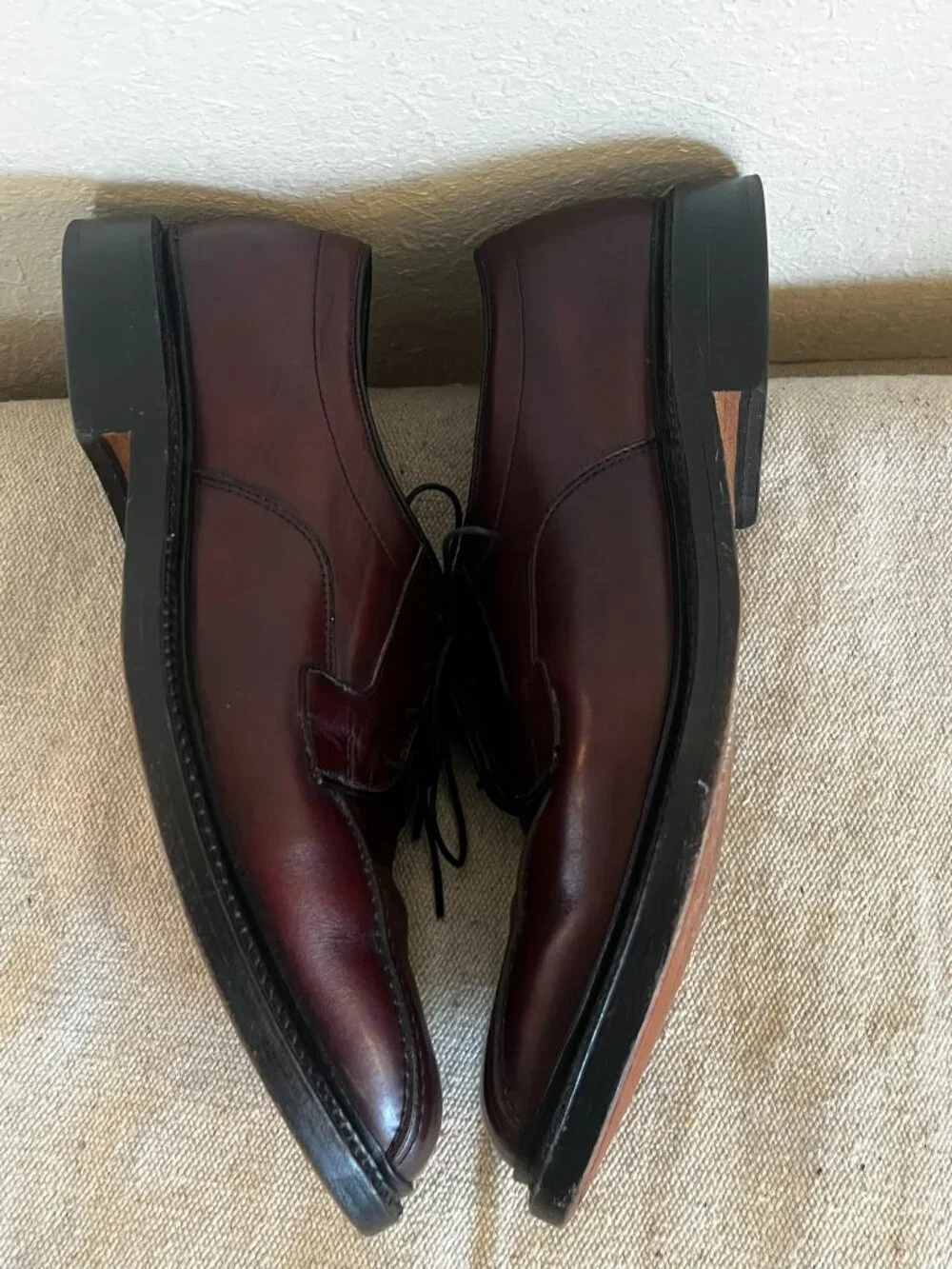 Allen Edmonds Men's Brown Hillcrest Leather Dress Office Shoes Sz 9.5